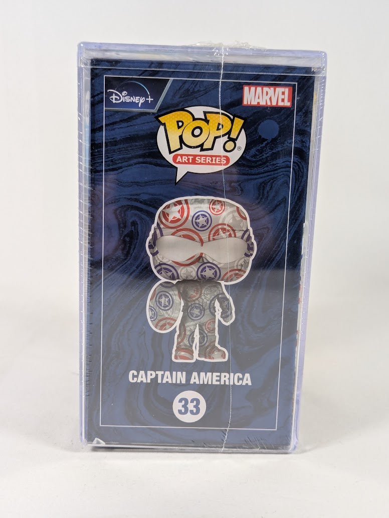 Marvel The Falcon and the Winter Soldier Captain America (Art Series) Funko Pop! Vinyl Figure #33