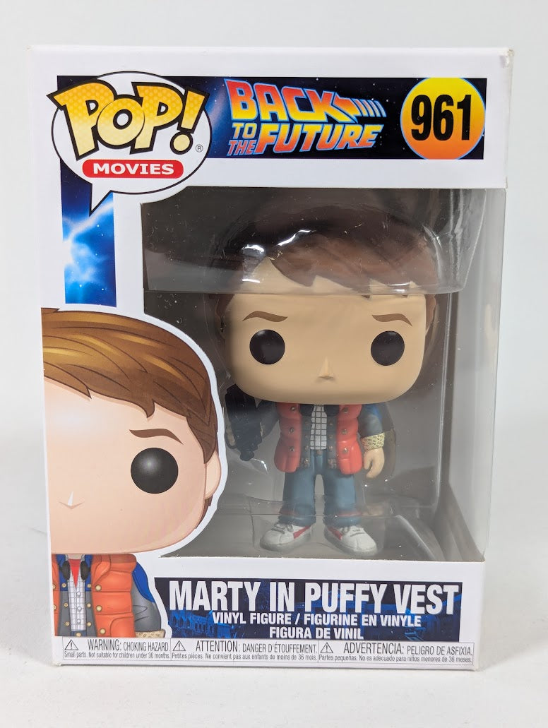 Back to the Future Marty in Puffy Vest Funko Pop! Vinyl Figure #961