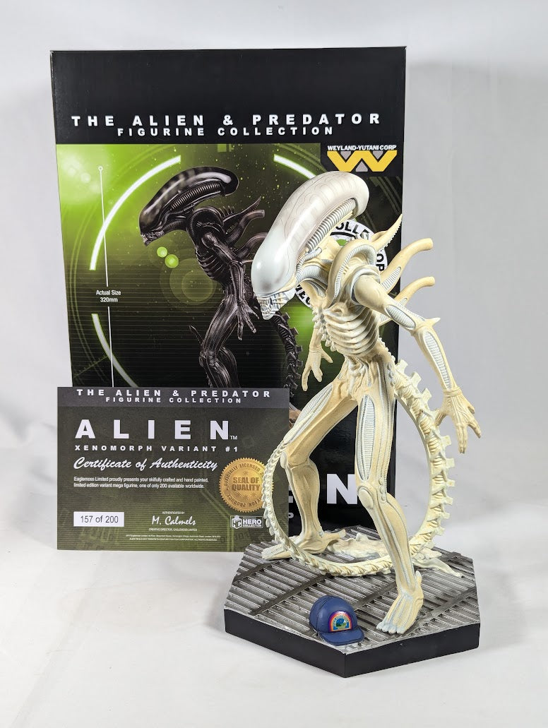 Alien Xenomorph Glow in the Dark Comic Con Exclusive Variant #1 Eaglemoss Hero Collector Mega Statue Limited Edition 157/200
