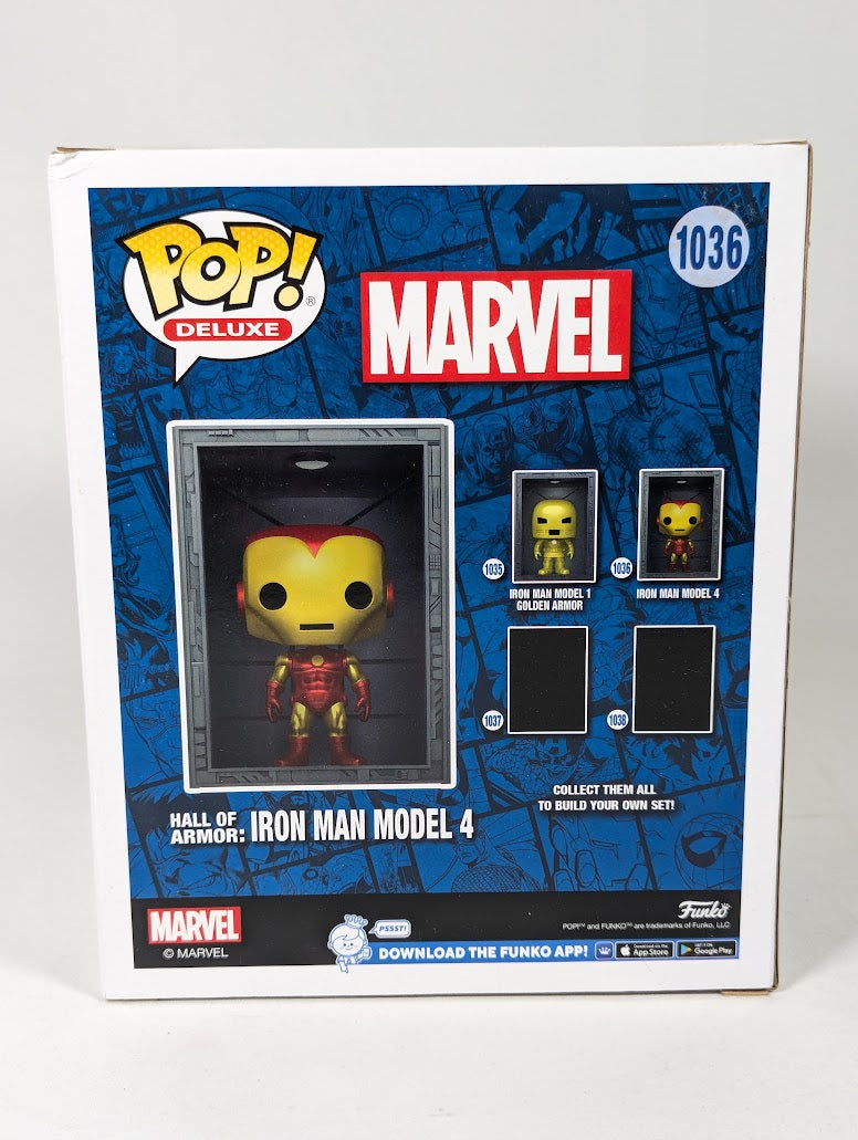 Marvel Hall of Armor Iron Man Model 4 (PX Previews Exclusive) Funko Pop! Vinyl Figure #1036