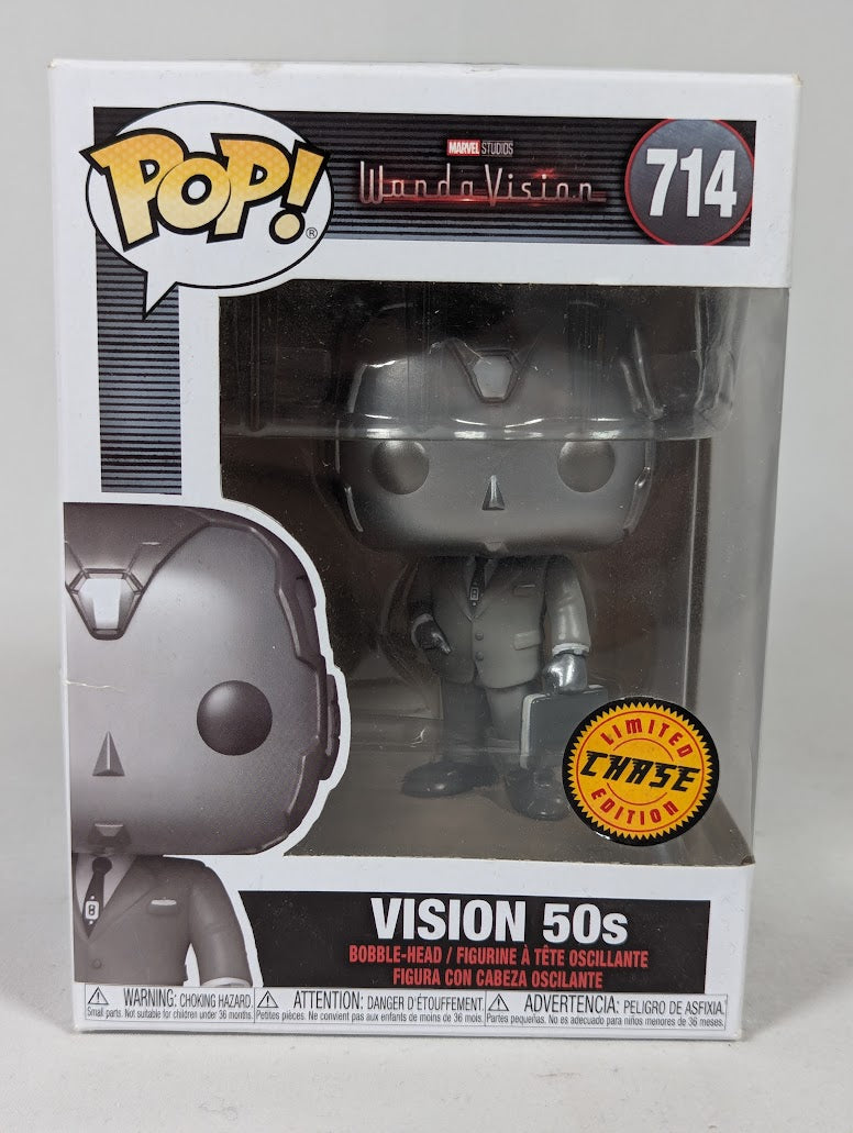 Marvel Wandavision Vision 50s (Chase) Funko Pop! Vinyl Figure #714