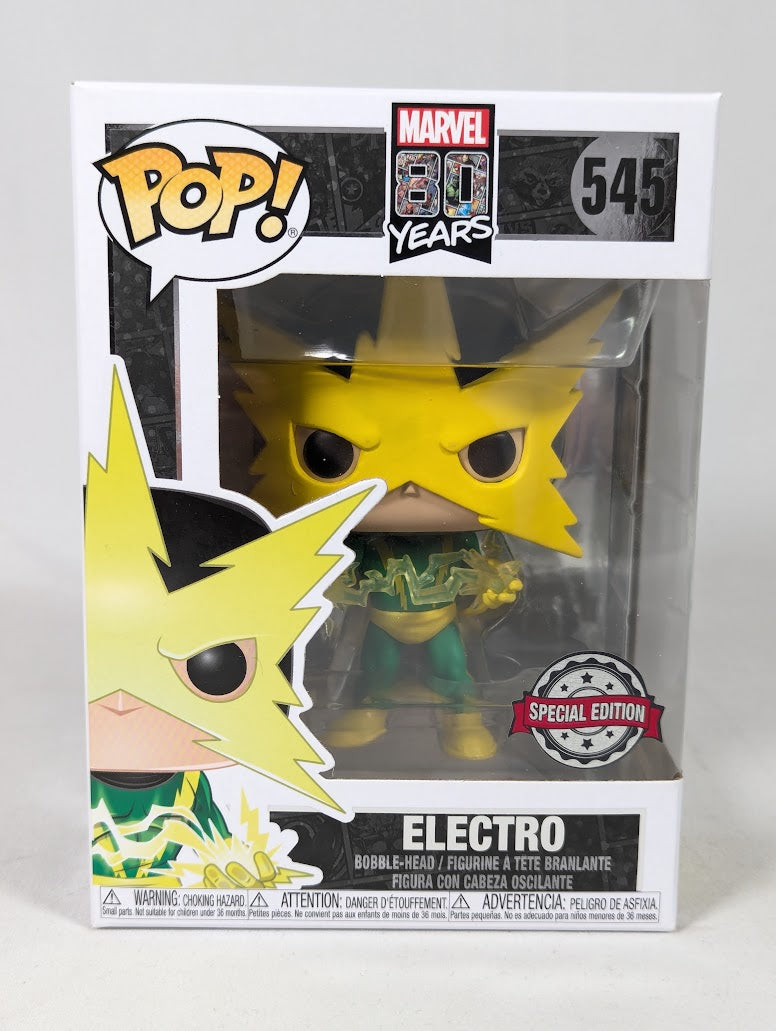 Marvel 80 Years Electro (Special Edition) Funko Pop! Vinyl Figure #545