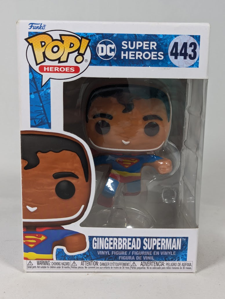 DC Comics Gingerbread Superman Funko Pop! Vinyl Figure #443