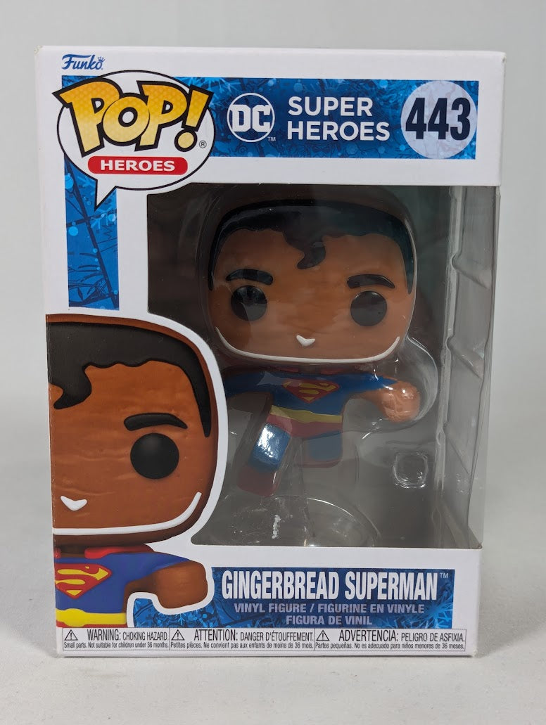 DC Comics Gingerbread Superman Funko Pop! Vinyl Figure #443