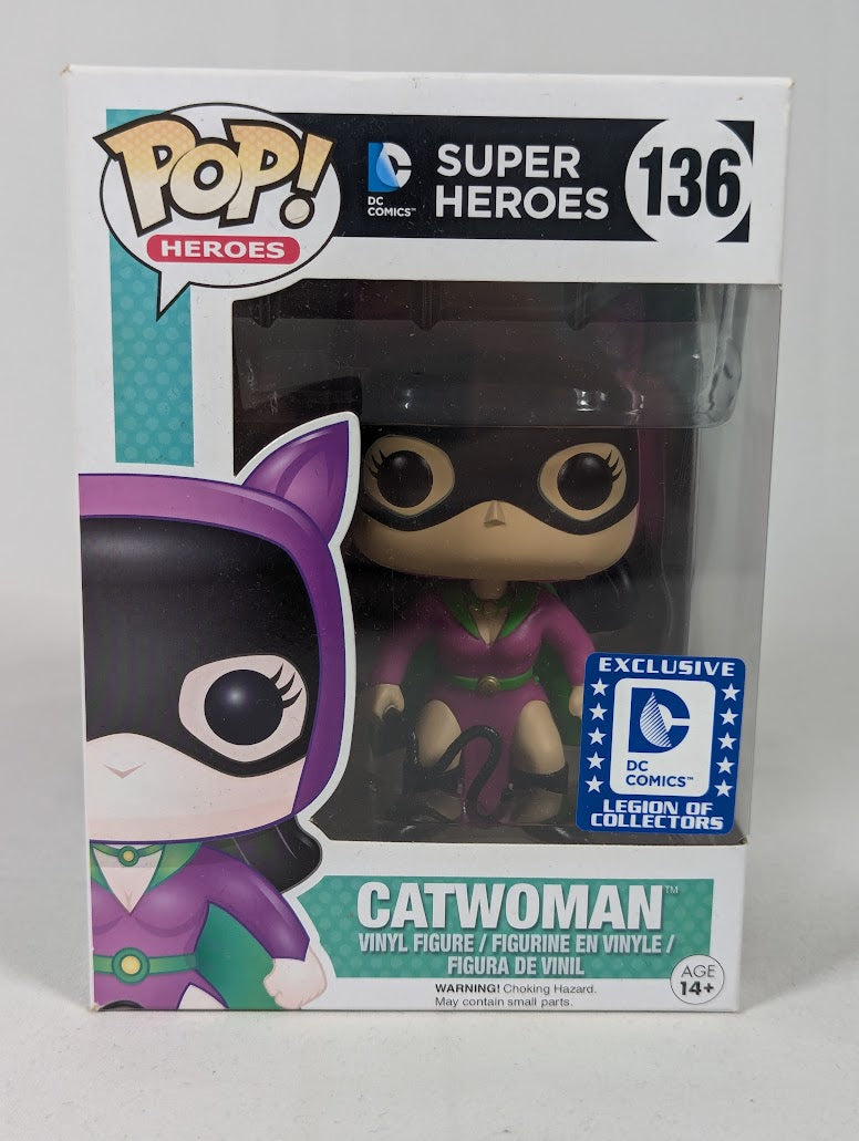 DC Comics Catwoman (Legion of Collectors Exclusive) Funko Pop! Vinyl Figure #136