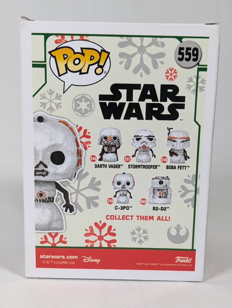 Star Wars C-3PO Snowman Funko Pop! Vinyl Figure #559