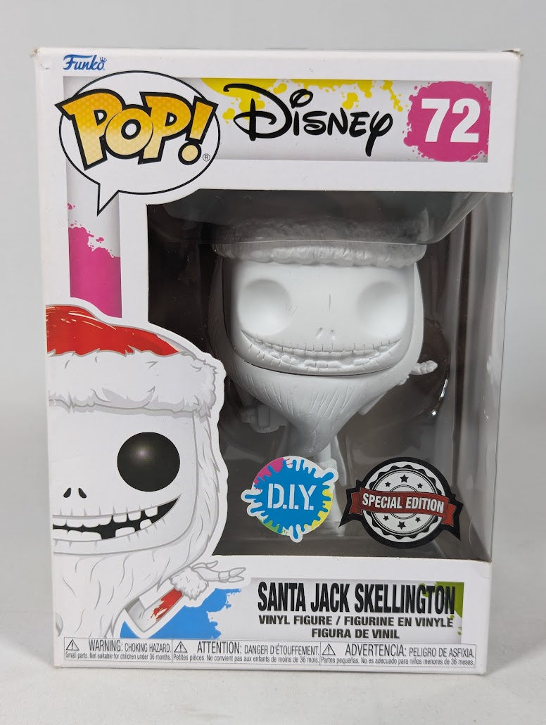 The Nightmare Before Christmas Santa Jack Skellington (DIY Special Edition) Funko Pop! Vinyl Figure #72