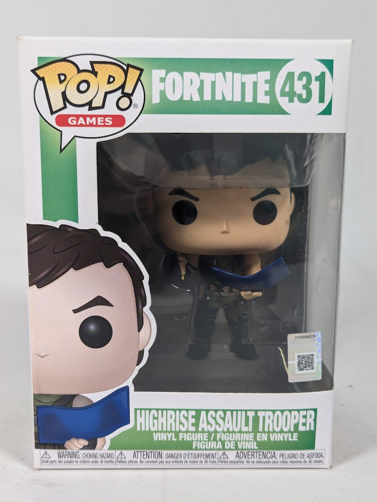 Fortnite Highrise Assault Trooper Funko Pop! Vinyl Figure #431