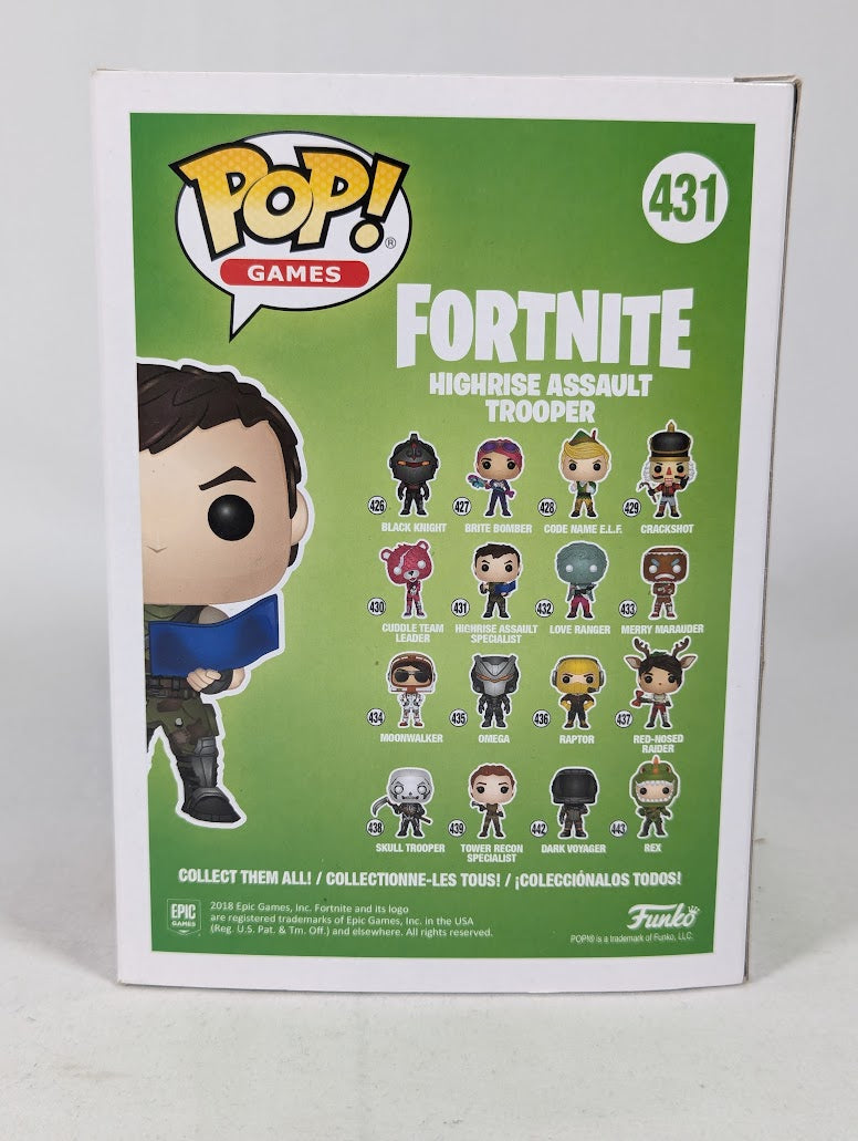 Fortnite Highrise Assault Trooper Funko Pop! Vinyl Figure #431