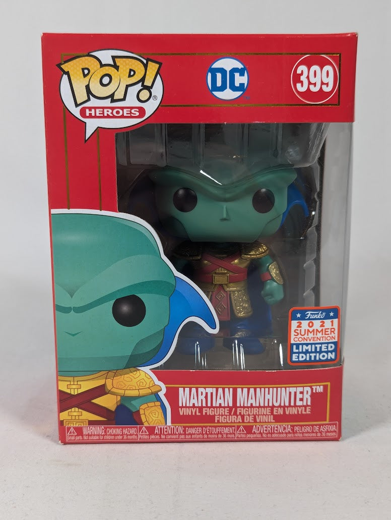 DC Comics Martian Manhunter (2021 Summer Convention) Funko Pop! Vinyl Figure #399