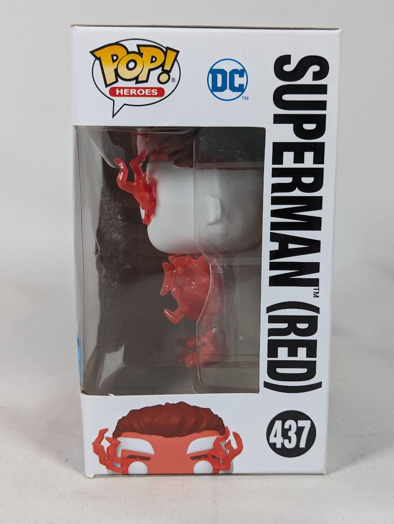 DC Comics Superman (Red) (2022 Fall Convention) Funko Pop! Vinyl Figure #437