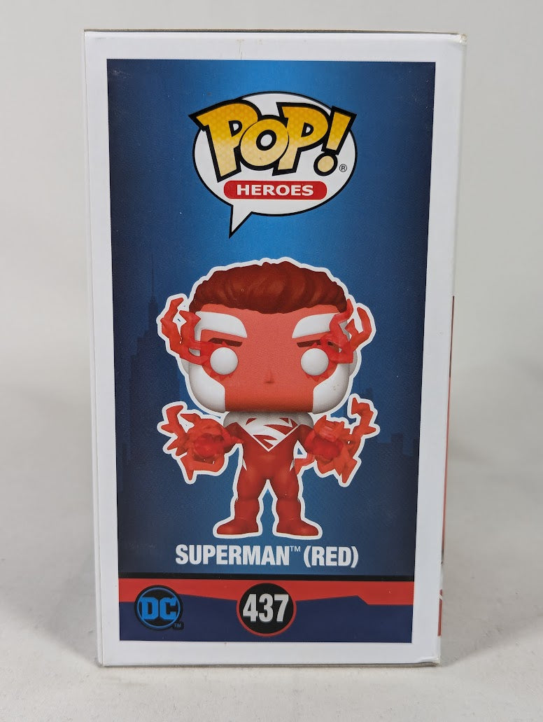 DC Comics Superman (Red) (2022 Fall Convention) Funko Pop! Vinyl Figure #437