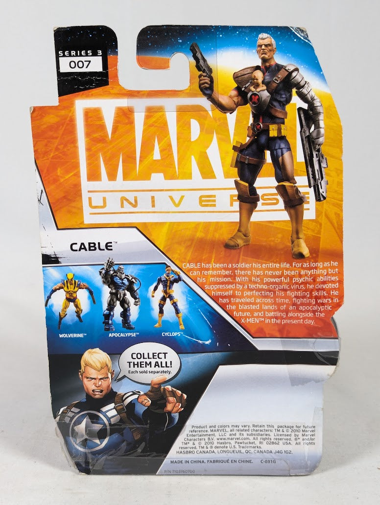 Marvel Universe Cable With Baby Hope 2010 Hasbro Action Figure