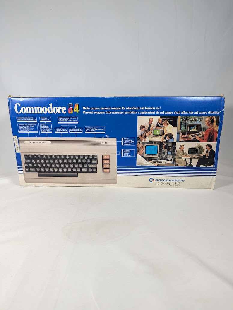 Commadore 64 Micro Computer Bundle With Datasette Model 1530 Cassette Tape Reader & 7 Games