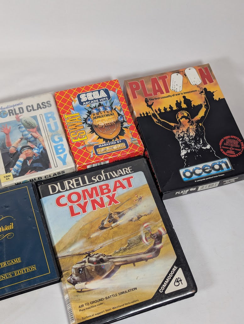 Commadore 64 Micro Computer Bundle With Datasette Model 1530 Cassette Tape Reader & 7 Games