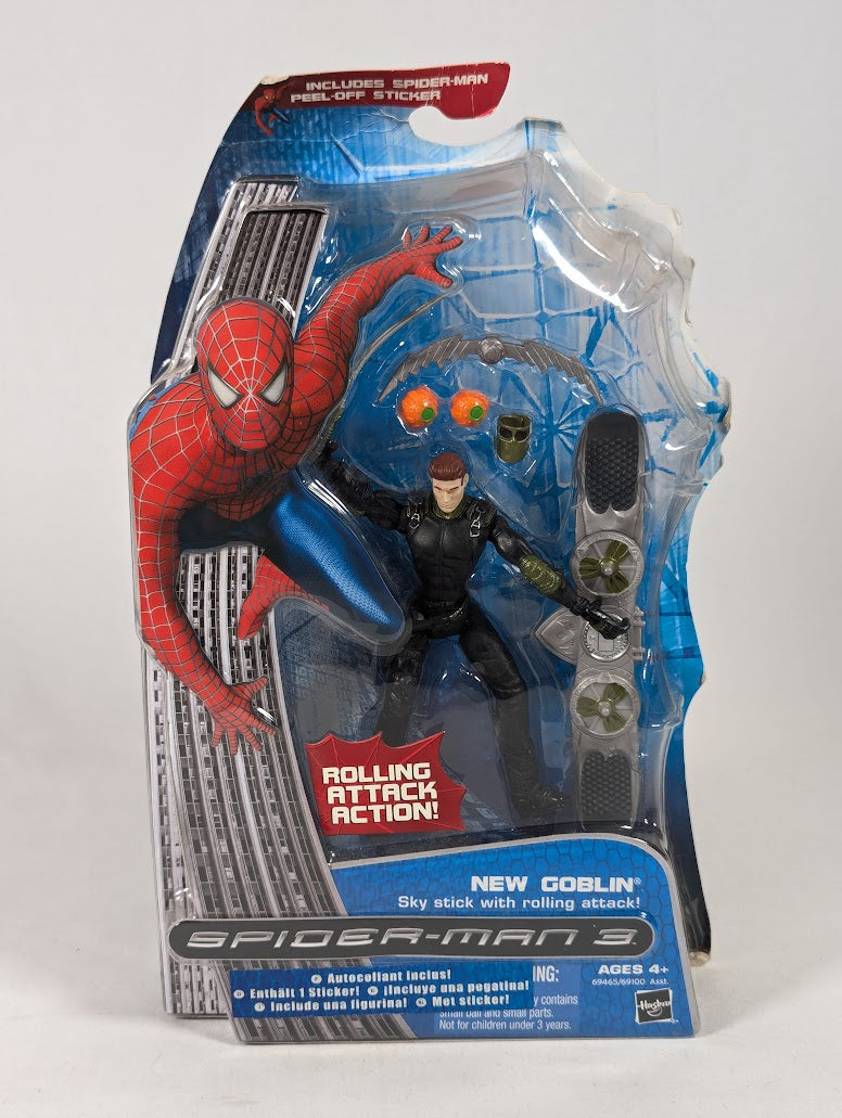 Marvel Spider-Man 3 New Goblin Rolling Attack Action 2007 Hasbro Action Figure