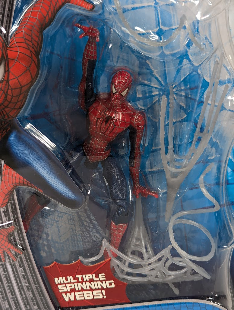 Marvel Spider-Man 3 Spider-Man With Spinning Webs 2007 Hasbro Action Figure