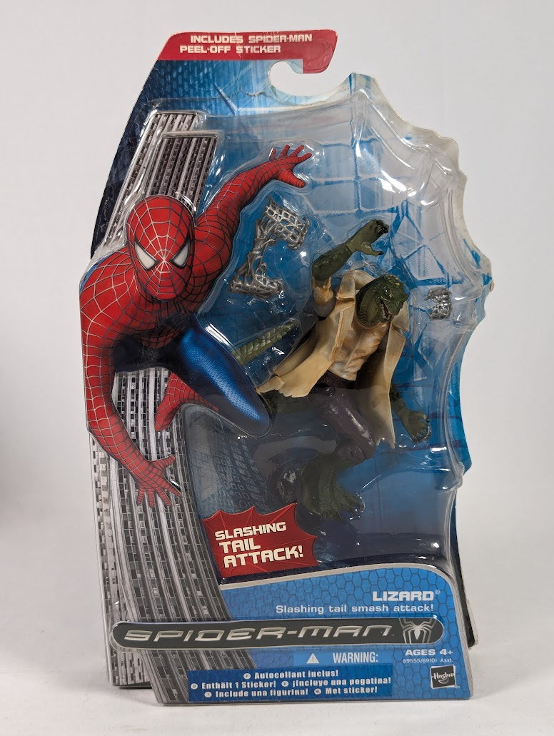 Marvel Spider-Man 3 Lizard Slashing Tail Attack 2007 Hasbro Action Figure