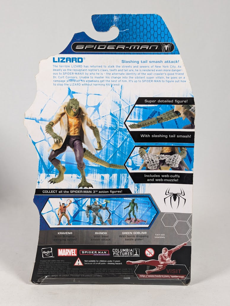 Marvel Spider-Man 3 Lizard Slashing Tail Attack 2007 Hasbro Action Figure