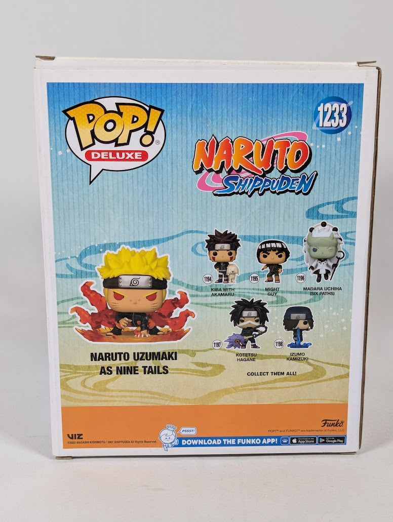 Naruto Shippuden Naruto Uzumaki as Nine Tails (2022 LA Comic Con Exclusive) Funko Pop! Deluxe Vinyl Figure #1233