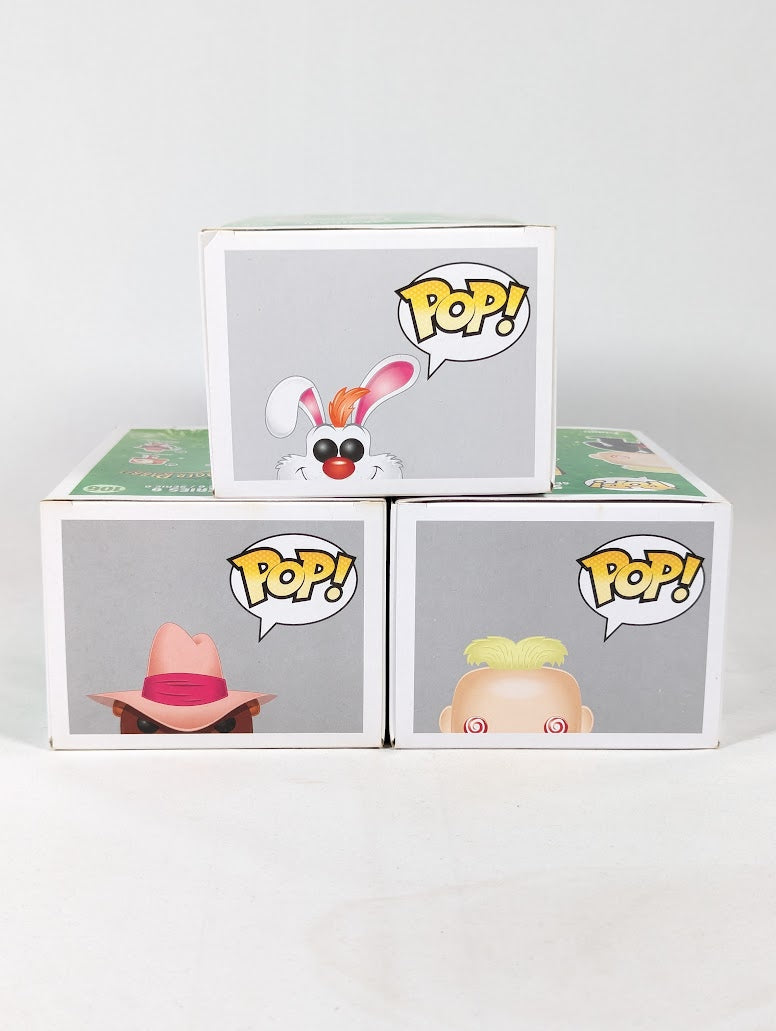 Disney Who Framed Roger Rabbit Bundle of 3 Funko Pop! Vinyl Figures