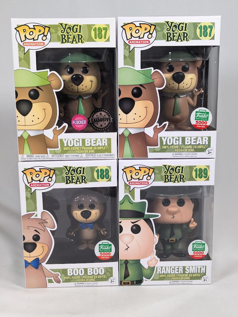 Yogi Bear Bundle of 4 Funko Pop! Vinyl Figures