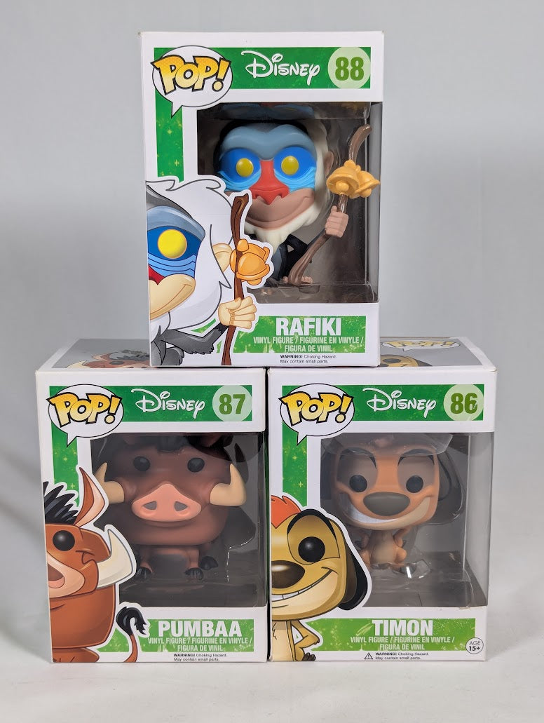 Disney The Lion King Bundle of 3 Funko Pop! Vinyl Figures