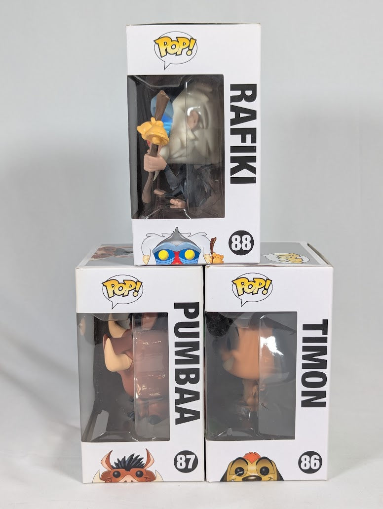 Disney The Lion King Bundle of 3 Funko Pop! Vinyl Figures