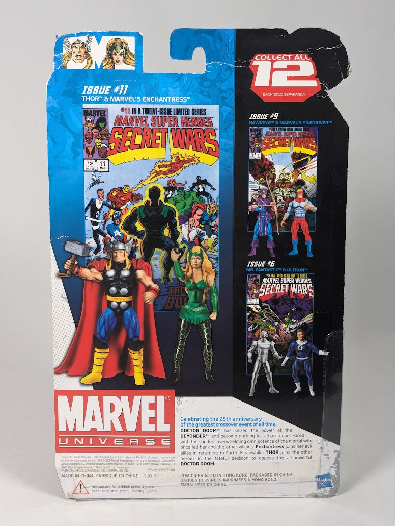 Marvel Universe Comic Packs Thor & Enchantress 2009 Hasbro Action Figure Set