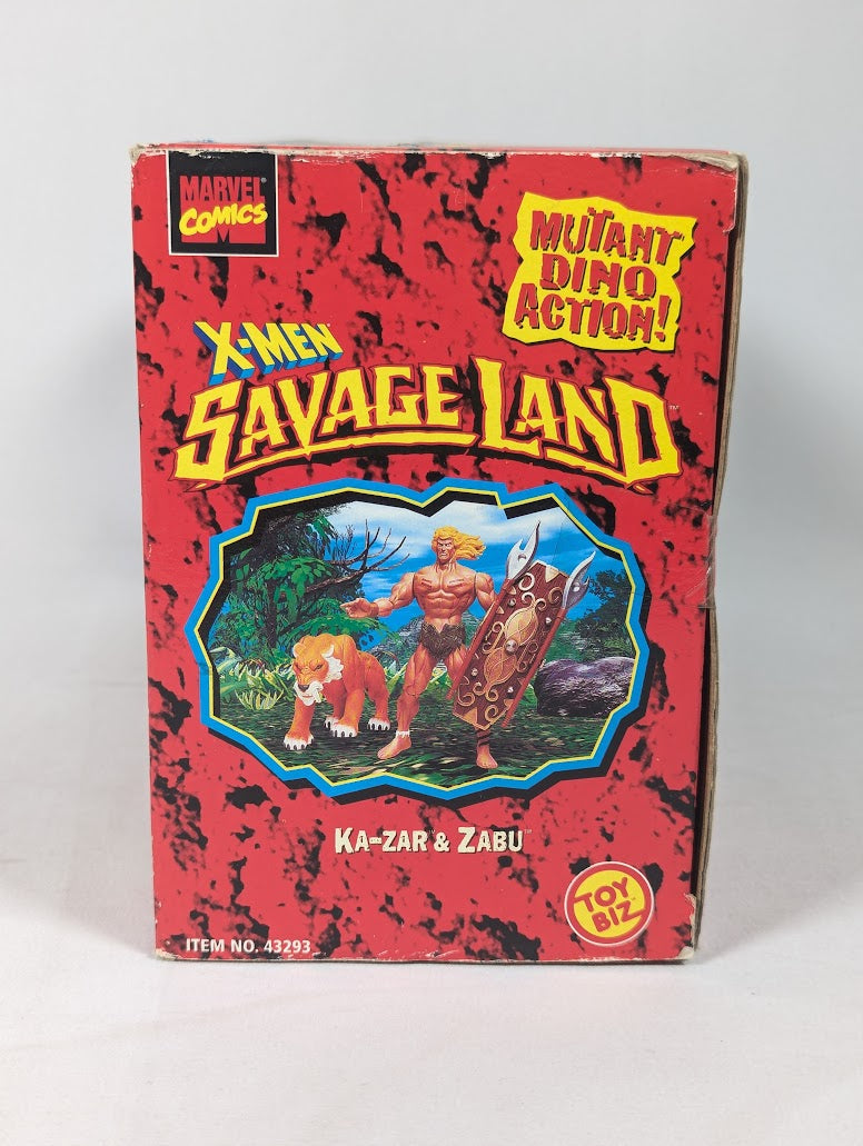 Marvel X-Men Savage Land Ka-Zar & Zabu 1997 ToyBiz Action Figure Set