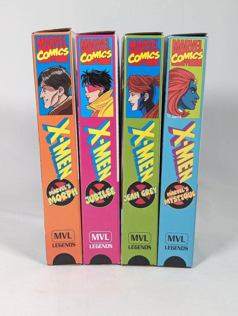 Marvel X-Men Jubilee, Jean Grey, Mystique & Morph VHS Series 2022 Hasbro Action Figure Bundle