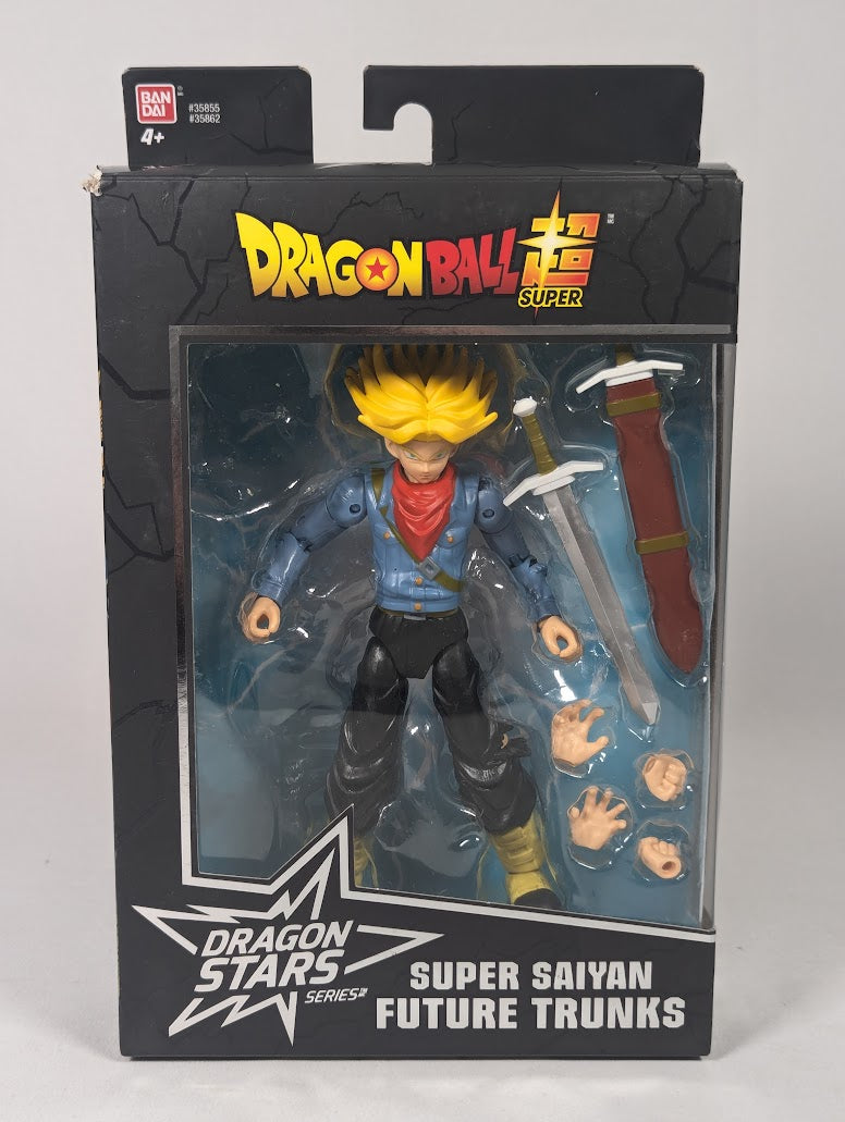 Dragon Ball Super Super Saiyan Future Trunks Dragon Stars Series 2017 Bandai Action Figure (Missing Build a Figure Piece)