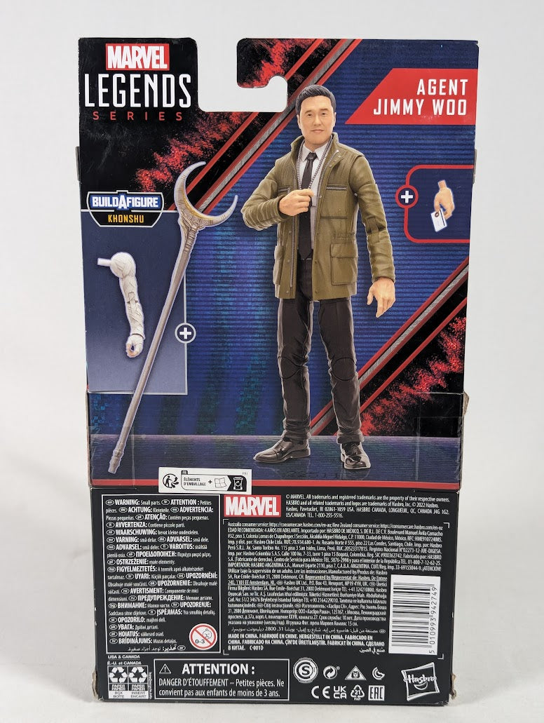 Marvel Legends Agent Jimmy Woo 2022 Hasbro Action Figure