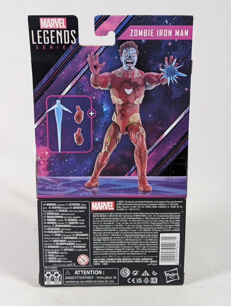 Marvel Legends Zombie Iron Man 2022 Hasbro Action Figure