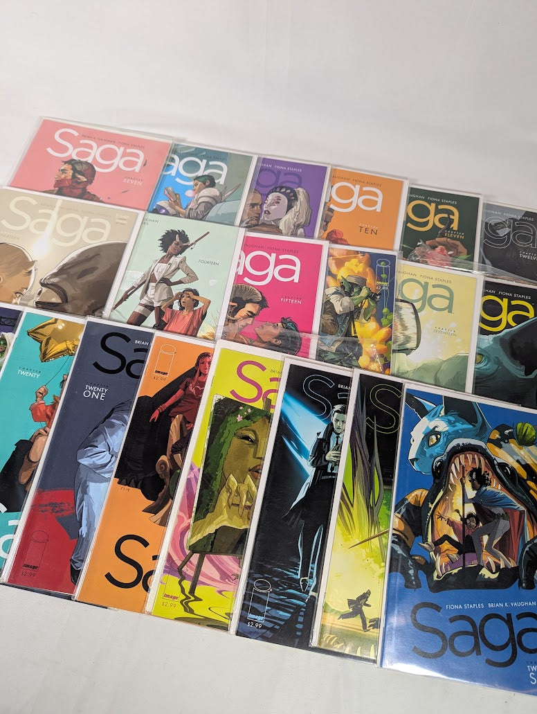 Saga Issues #7 - #26 First Printings Comic Book Bundle