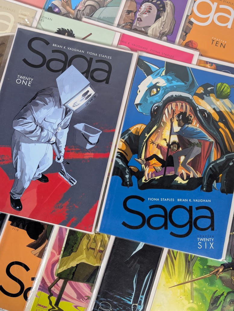 Saga Issues #7 - #26 First Printings Comic Book Bundle