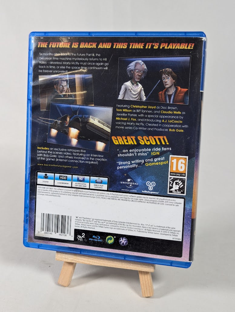 Back to the Future The Game 30th Anniversary Edition Telltale Games PS4