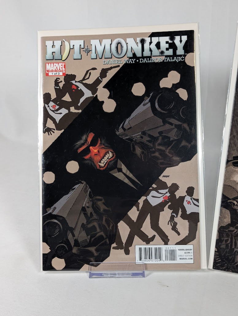 Marvel Hit-Monkey Issues #1 - #3 Comic Book Bundle