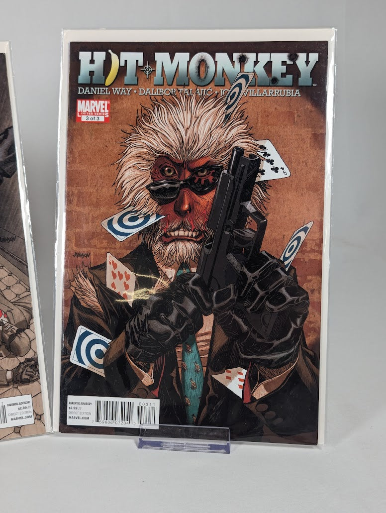 Marvel Hit-Monkey Issues #1 - #3 Comic Book Bundle