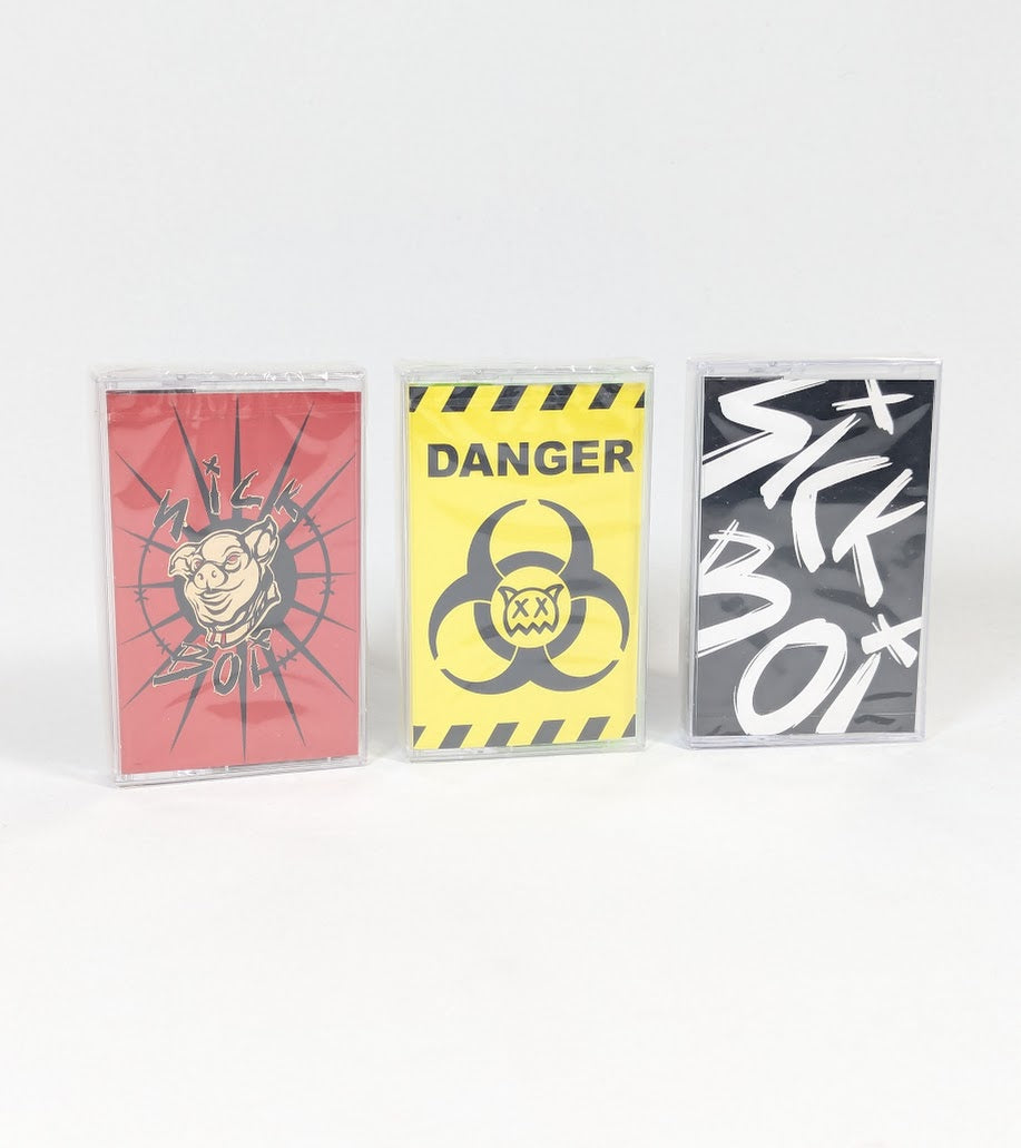Ren Gill Sick Boi Album Bundle of 3 Collector's Cassette Tapes (Sealed)