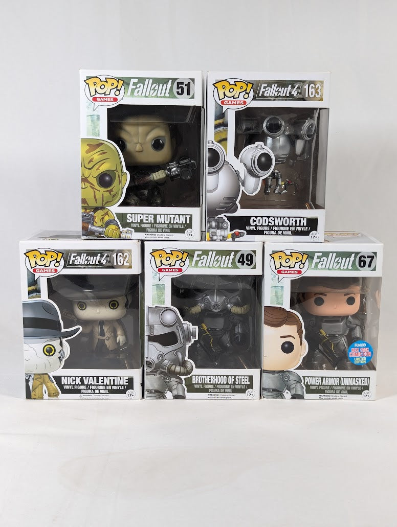 Fallout Bundle of 5 Funko Pop! Vinyl Figures