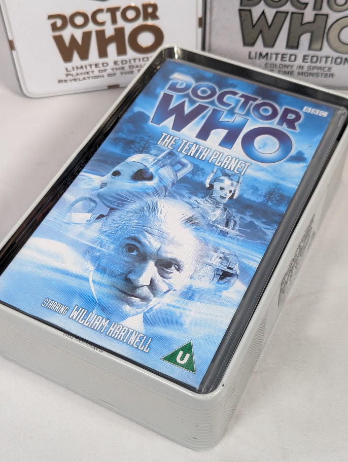 Doctor Who Limited Edition VHS Collectible Tin Box Sets