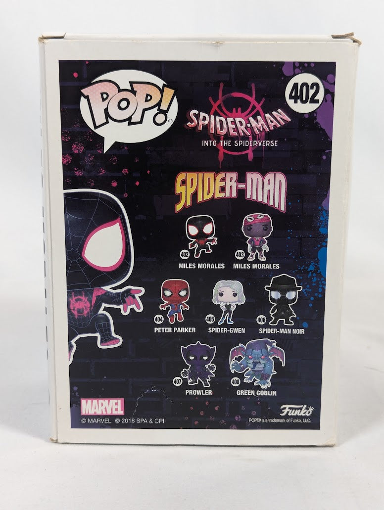 Marvel Spider-Man Into the Spider-Verse Miles Morales Funko Pop! Vinyl Figure #402