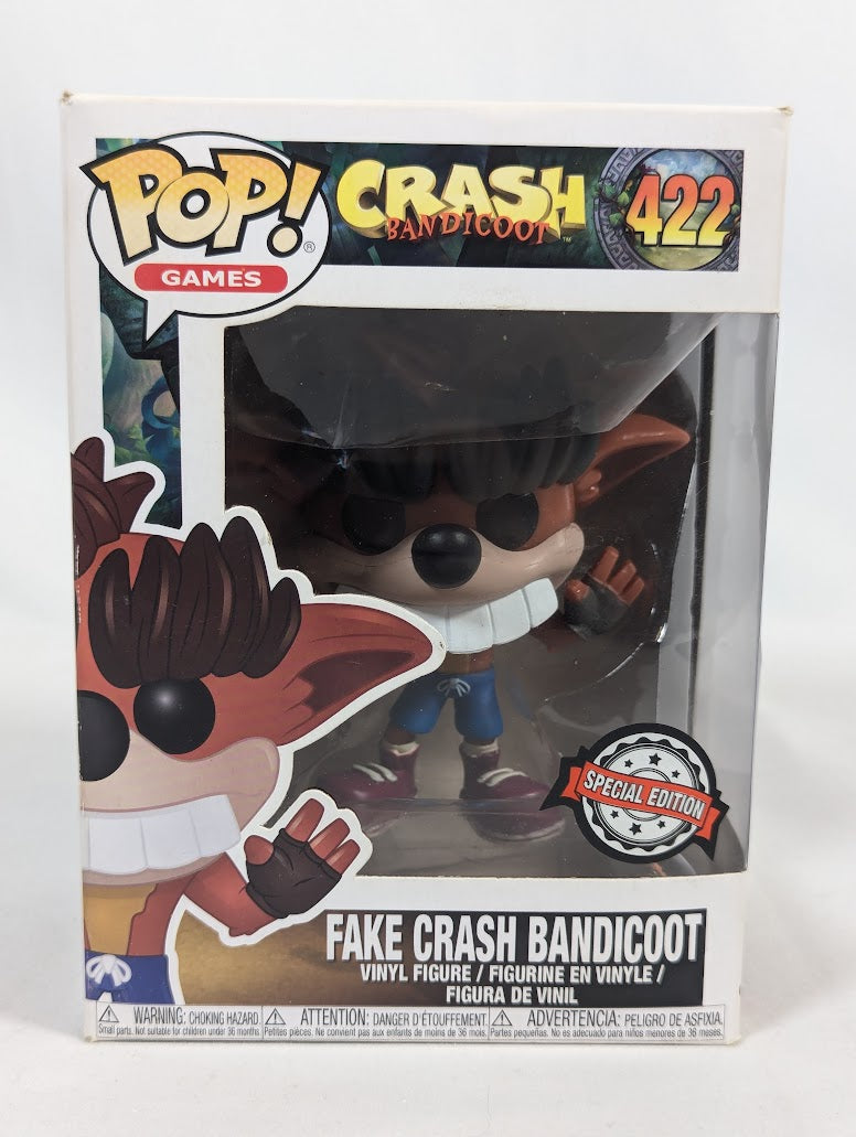 Crash Bandicoot Fake Crash Bandicoot Funko Pop! Vinyl Figure #422