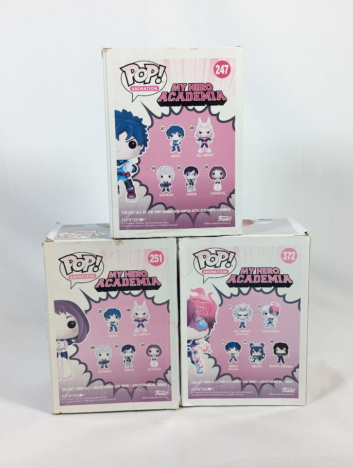 My Hero Academia Bundle of 3 Funko Pop! Vinyl Figures