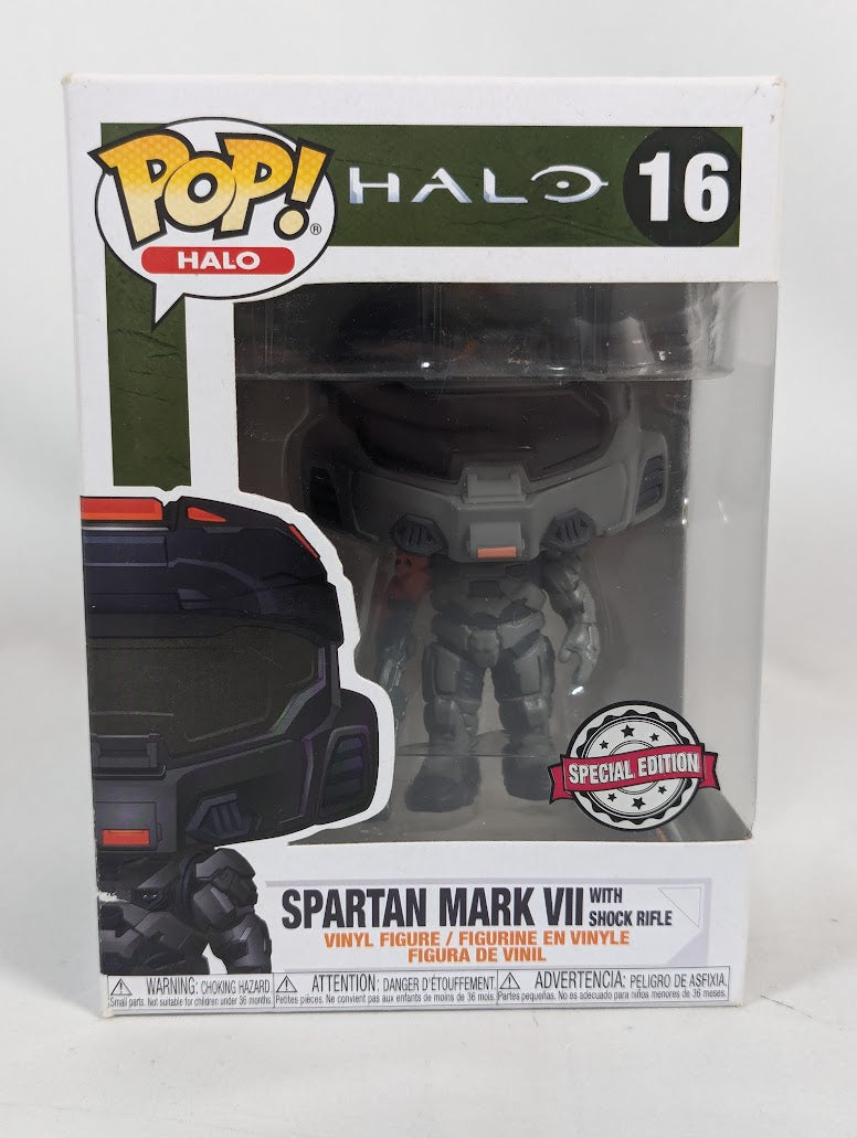 Halo Spartan Mark VII With Shock Rifle (Special Edition) Funko Pop! Vinyl Figure #16