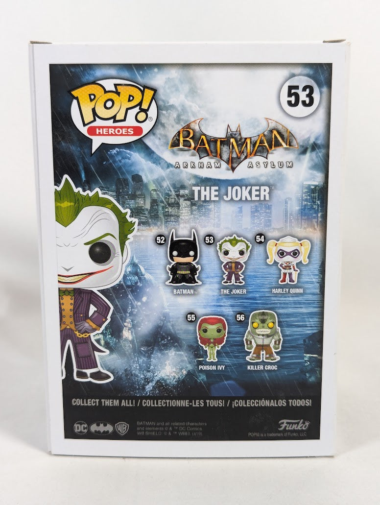 DC Comics Batman Arkham Asylum The Joker (Special Edition) (Green Chrome) Funko Pop! Vinyl Figure #53