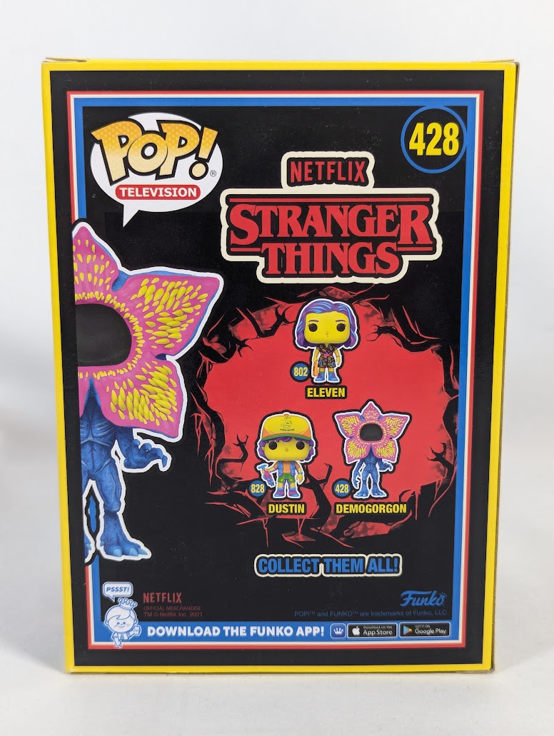 Stranger Things Demogorgon (Special Edition) (Blacklight) Funko Pop! Vinyl Figure #428