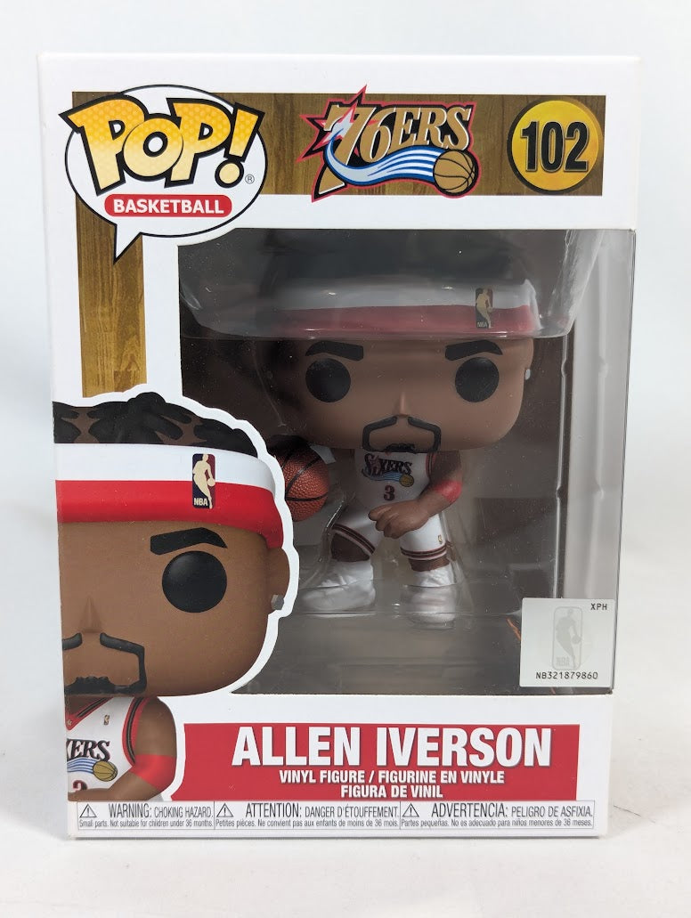 NBA 76ers Allen Iverson Funko Pop! Vinyl Figure #102