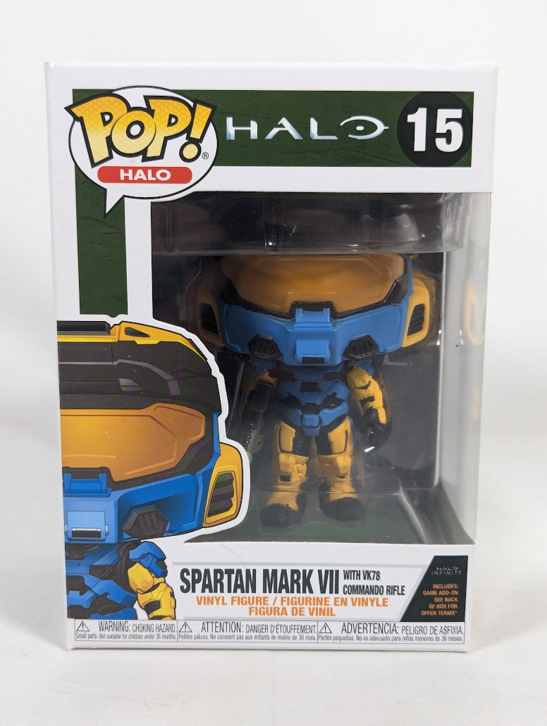 Halo Spartan Mark VII With VK78 Commando Rifle Funko Pop! Vinyl Figure #15